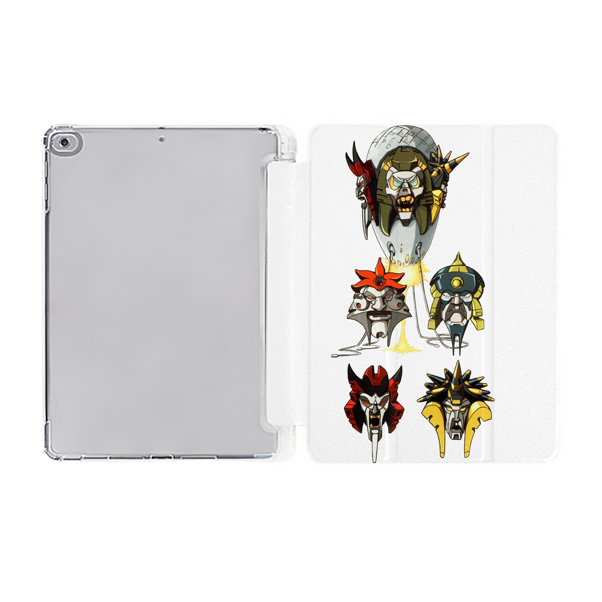 （画像用）  IPad ケース ペン収納付き 三つ折りスタンド PUレザー×シリコン 対応機種9.5/10.5/10.9インチ